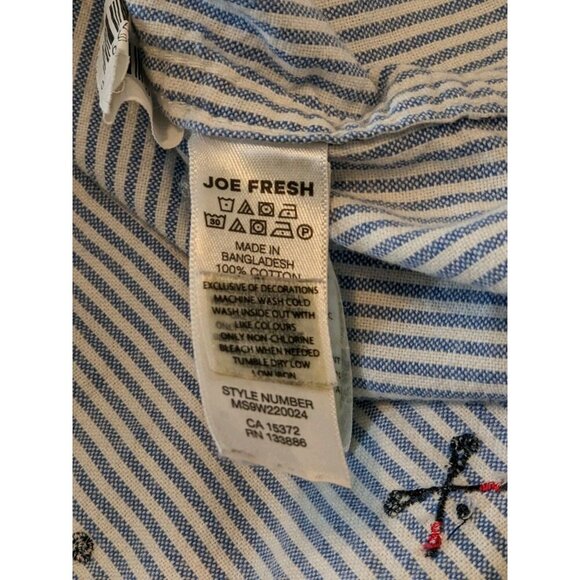 Mens Lacrosse Print Button Down Shirt Size Large Striped Cotton Long Sleeve - Picture 5 of 5